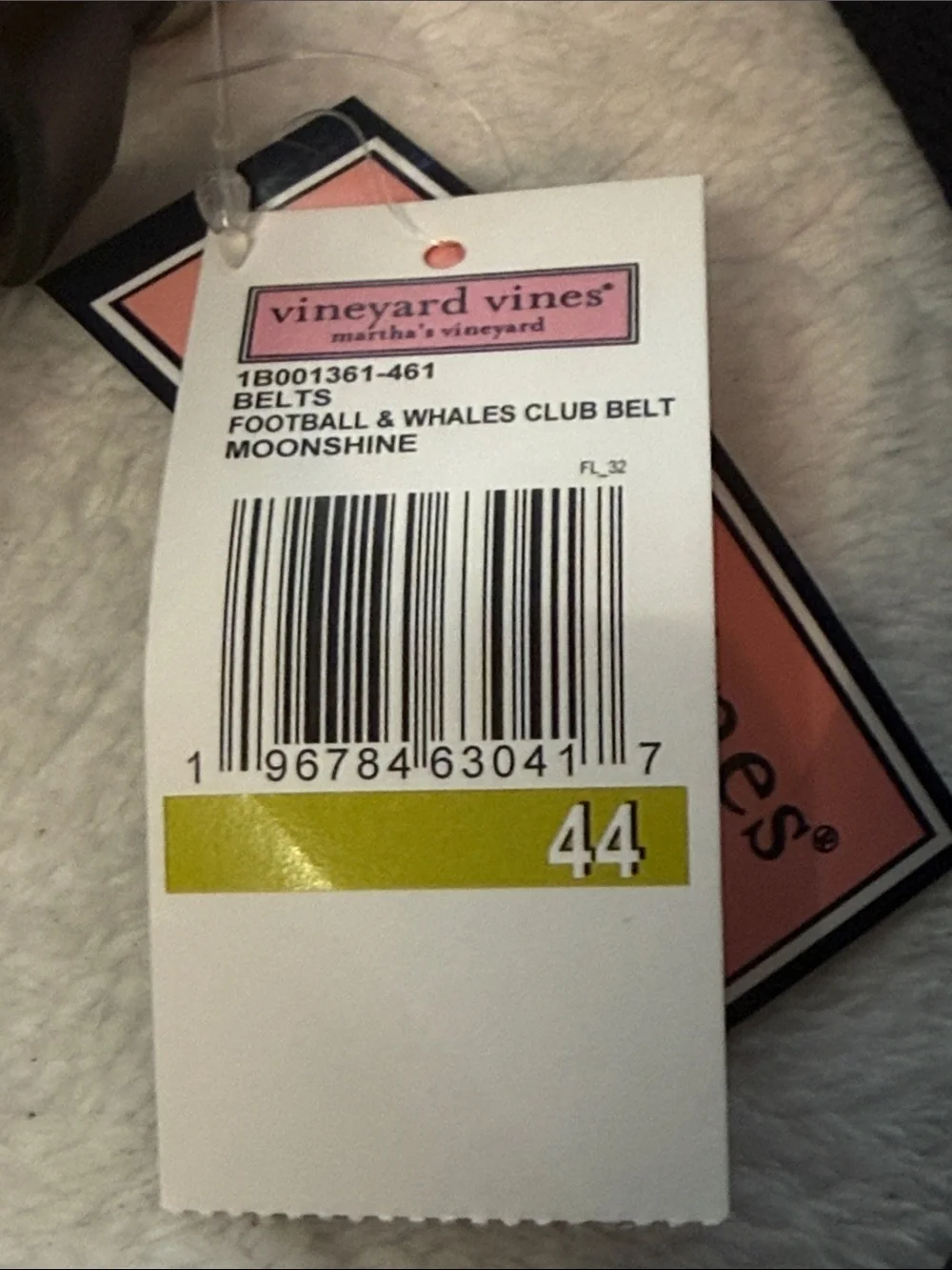 NWT Vineyard Vines Men's Football and Whales Belt - Picture 4 of 8